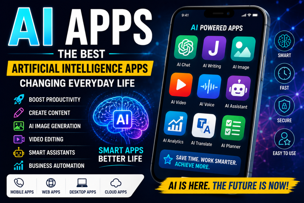 AI Apps: Best Artificial Intelligence Apps & AI Tools for Everyday Life