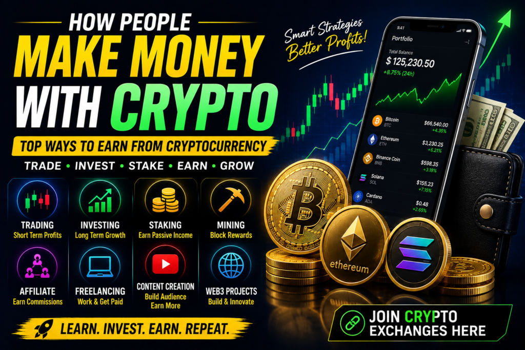 How to Make Money With Crypto: 8 Ways People Earn From Cryptocurrency