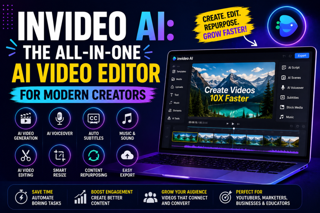 InVideo AI Video Editor: Create, Edit & Repurpose Videos With AI