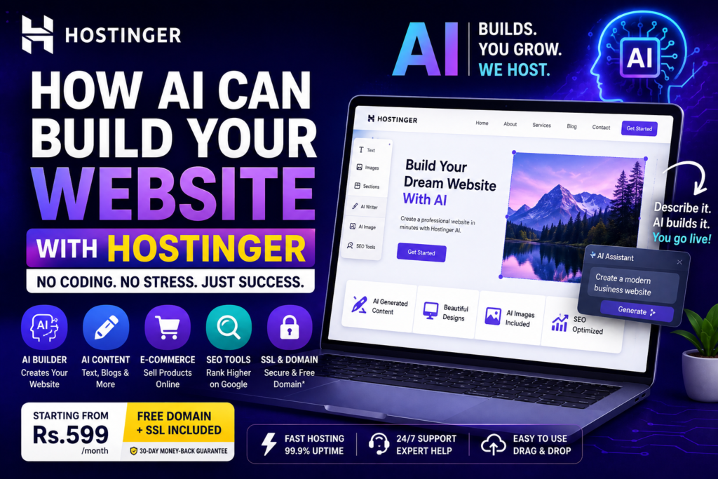 Hostinger AI Website Builder: Create a Website Easily With AI
