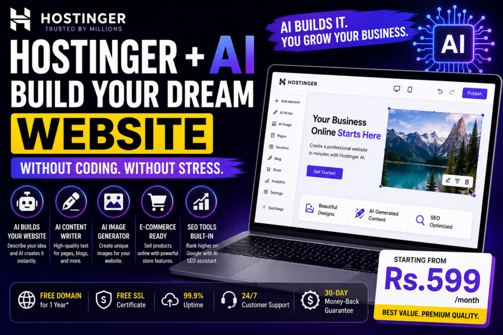 Hostinger AI Website Builder: Build Your Business Website Easily