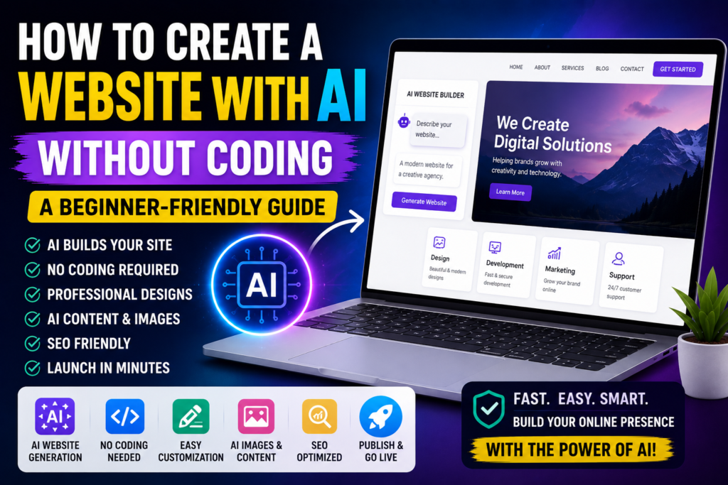 How to Create a Website With AI Without Coding: Beginner Guide