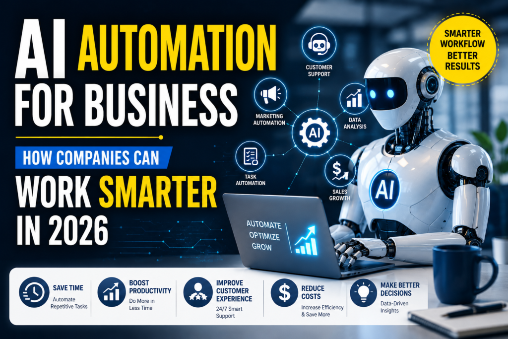 AI Automation for Business: How Companies Can Work Smarter in 2026