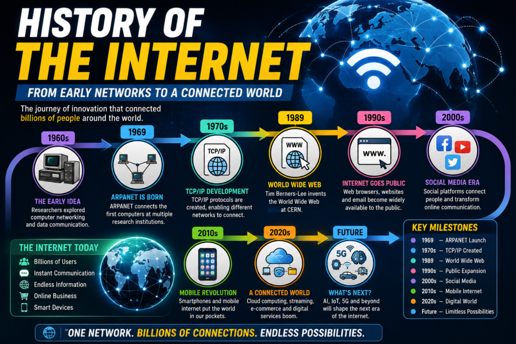 History of the Internet: How the World Became Connected
