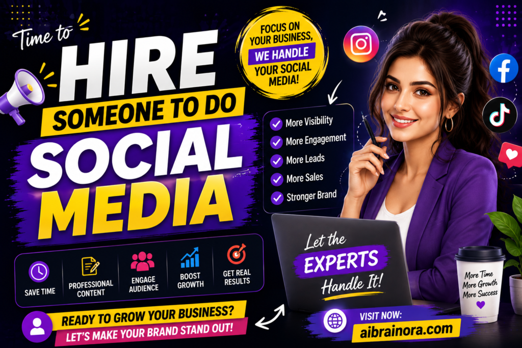 Hire Someone to Do Social Media | Grow Your Business Online