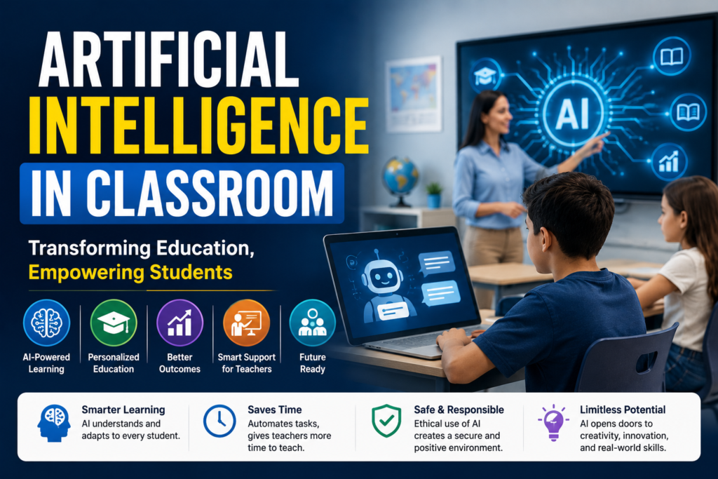 Artificial Intelligence in Classroom: Benefits, Risks & Future