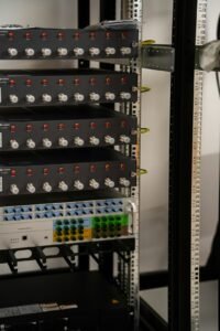 Server rack with network equipment representing the OpenAI Medicare breach