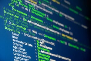 Code on a screen, illustrating how to install and use DeepSeek Harness as an AI coding agent
